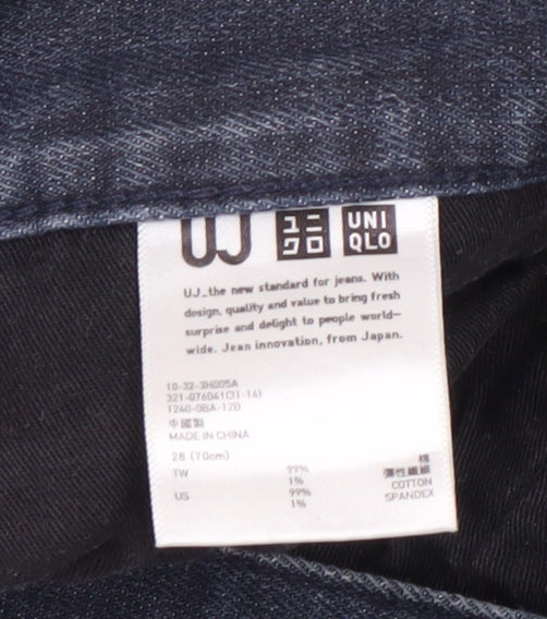Uniqlo Women's Blue Skinny Jeans Size 10