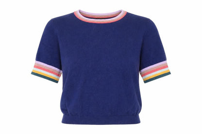 Womens UK Size M FOREVER 21 Blue Pullover Jumper