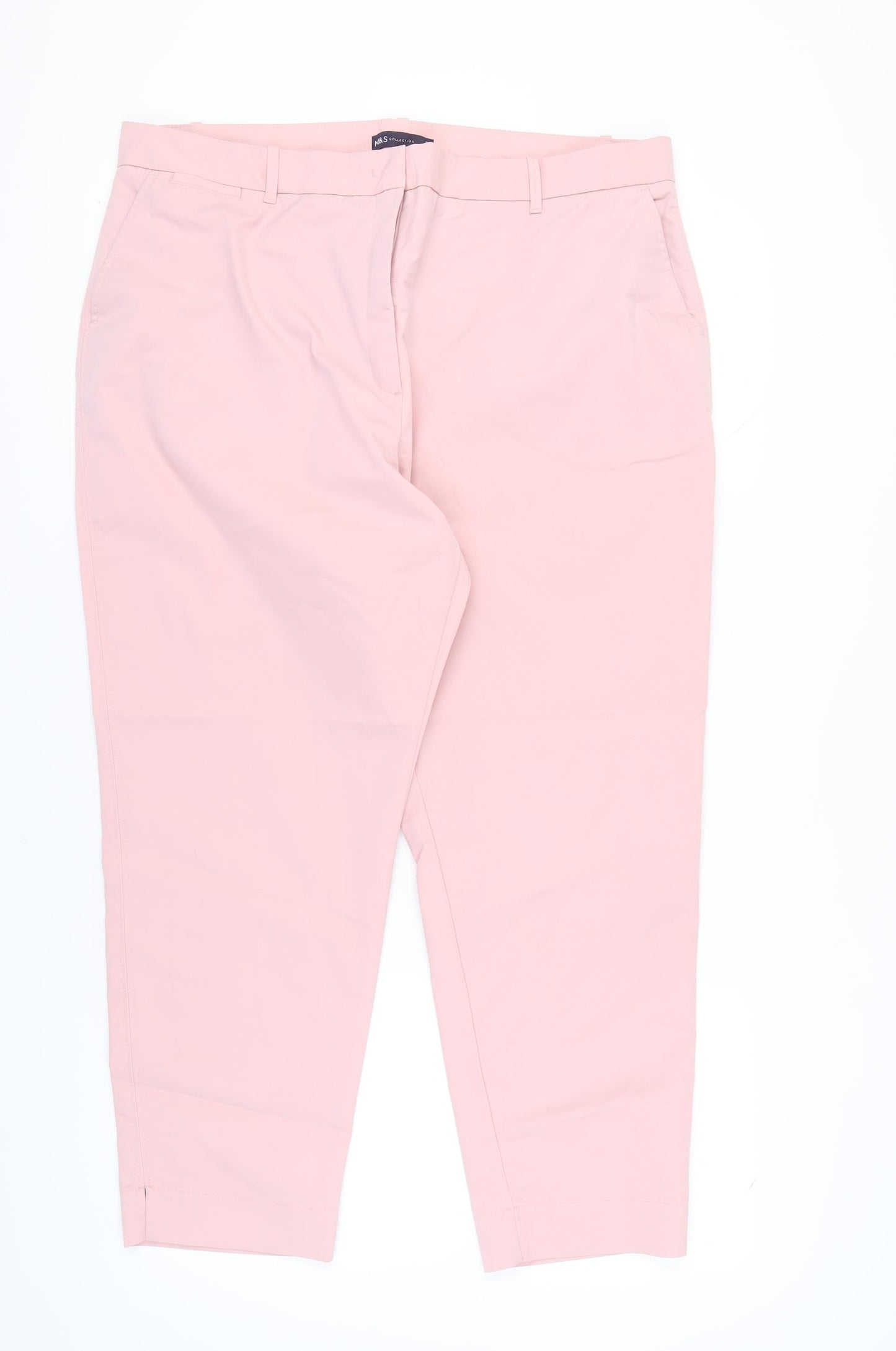 Womens UK Size 20 Marks and Spencer   Pink Trousers