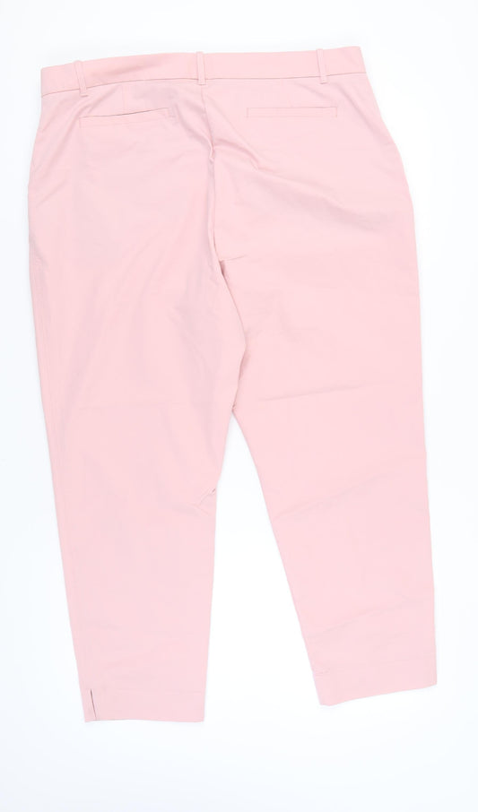 Womens UK Size 20 Marks and Spencer   Pink Trousers