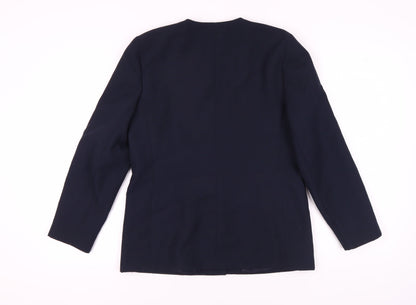 C&A Women's Blue Suit Jacket Size 14 - Elegant Blazer