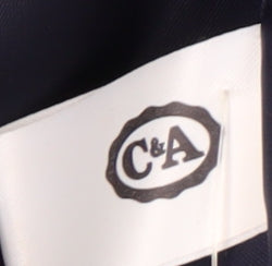 C&A Women's Blue Suit Jacket Size 14 - Elegant Blazer