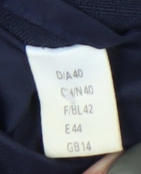 C&A Women's Blue Suit Jacket Size 14 - Elegant Blazer