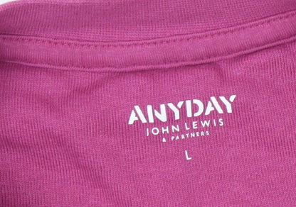 ANYDAY John Lewis Men's Pink Crew Neck Sweatshirt L