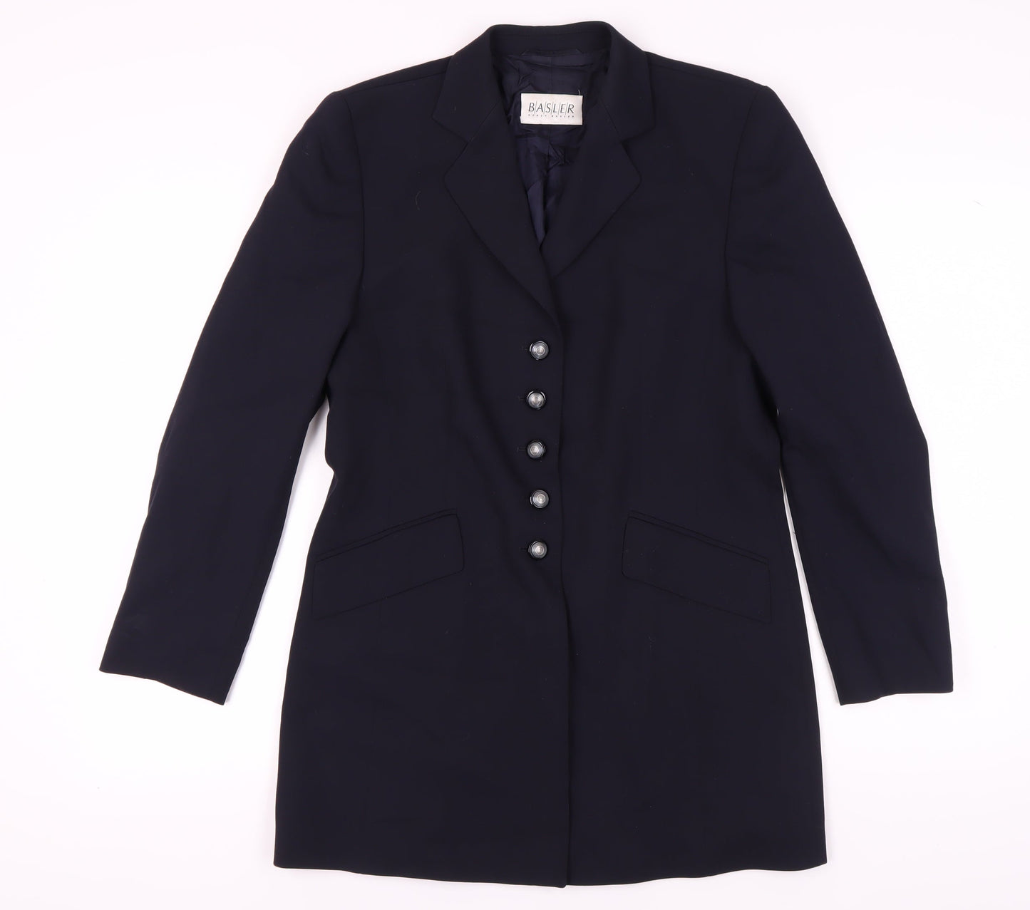 Basler Women's Black Long Suit Jacket Size 12