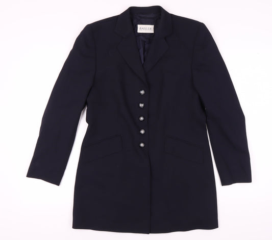 Basler Women's Black Long Suit Jacket Size 12