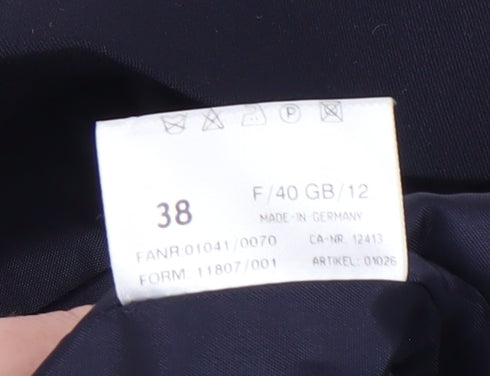 Basler Women's Black Long Suit Jacket Size 12