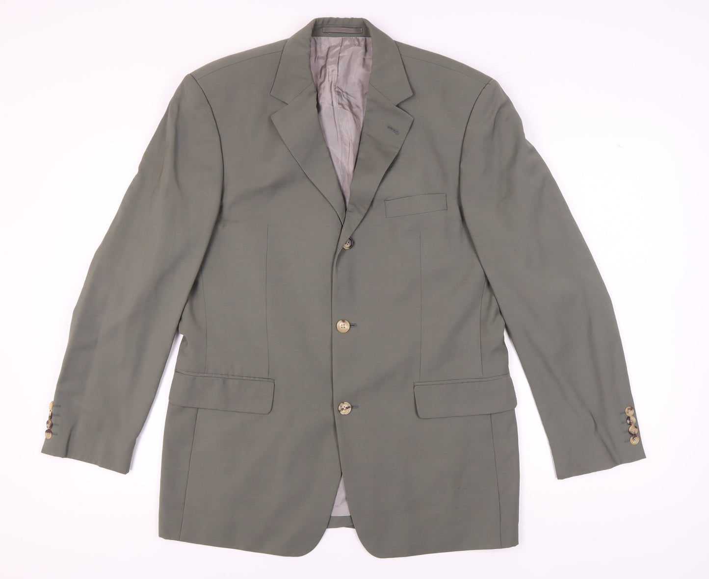Mens UK Size 40 HUGO BOSS Regular Green Suit Jacket