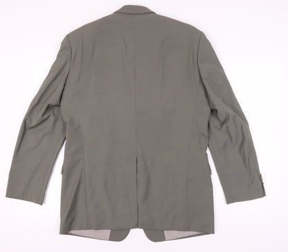 Mens UK Size 40 HUGO BOSS Regular Green Suit Jacket