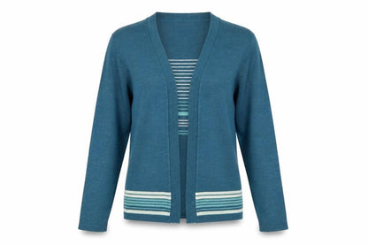 Womens UK Size M Honor Millburn Blue Cardigan Jumper