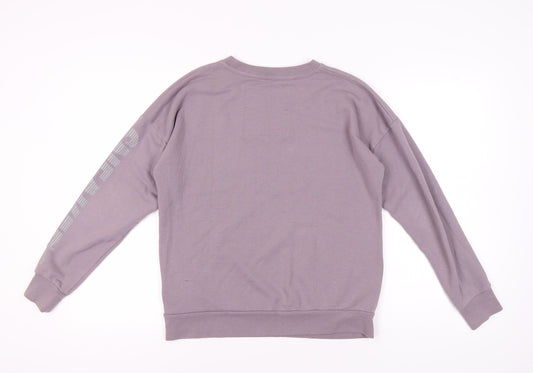 Superdry Women's Purple Sweatshirt, M, Pullover, Casual