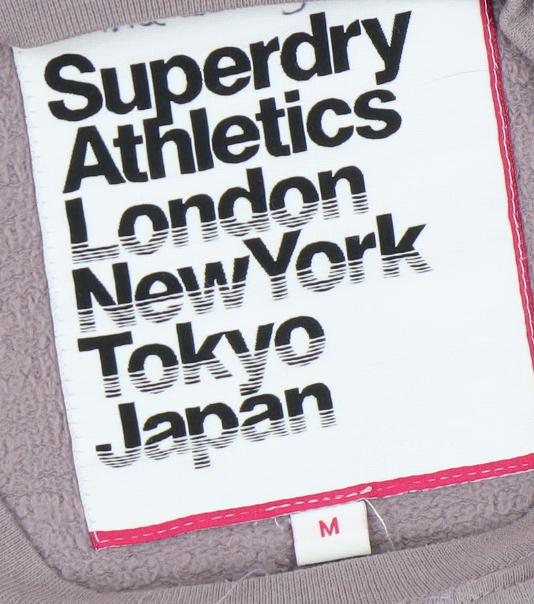 Superdry Women's Purple Sweatshirt, M, Pullover, Casual