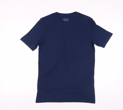Mens UK Size S Under armour Blue  T-Shirt