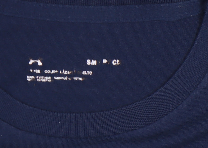 Mens UK Size S Under armour Blue  T-Shirt