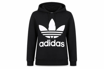 Womens UK Size 8 adidas Black Pullover Hoodie