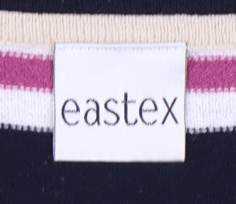 Eastex Women's Multicoloured Striped Pullover Jumper Size 12