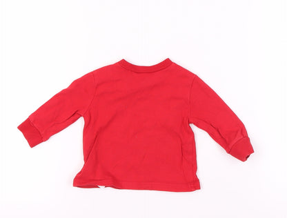 Ralph Lauren Unisex Baby Red Long Sleeve T-Shirt 6 Months