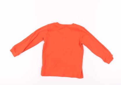 Looney Tunes Unisex Orange Long Sleeve T-Shirt, 18-24 Months