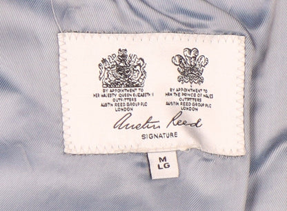 Austin Reed Men's Blue Striped Blazer Jacket M Long