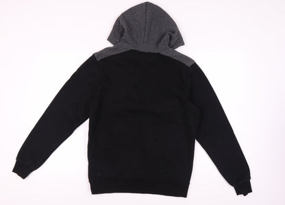 Mens UK Size M FILA Black Pullover Hoodie