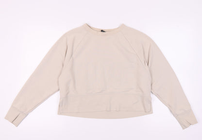 Nike Women's Beige Pullover Crew Neck Sweatshirt XS