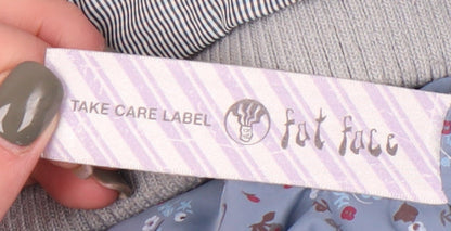 Fat Face Women's Blue Puffer Waistcoat Size 10