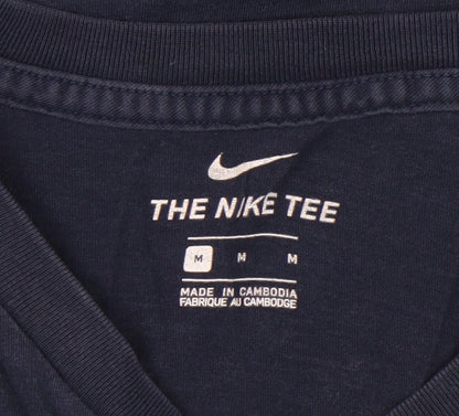 Nike Men's Blue Crew Neck Logo T-Shirt Size M
