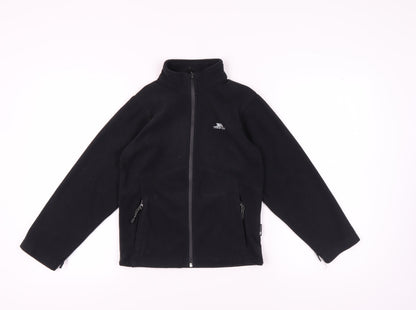 Trespass Boys Black Basic Jacket, Size 9-10, Full Zip