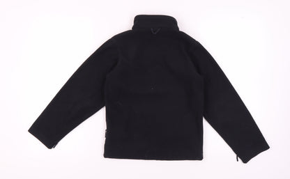 Trespass Boys Black Basic Jacket, Size 9-10, Full Zip