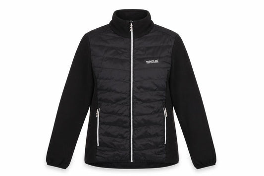 Front view of Regatta Women's Black Softshell Activewear Jacket, size 10