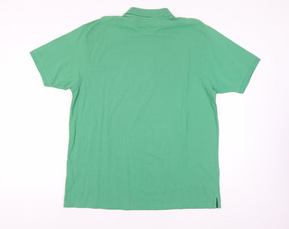 James Pringle Men's Green Polo Shirt XL - Casual Cotton