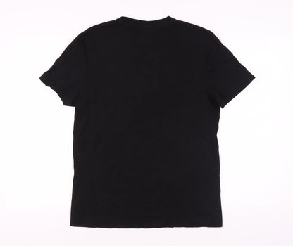 Marvel Men's Black L Spider-Man Logo T-Shirt