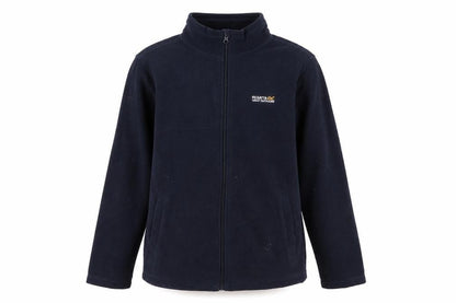 Front view of Regatta boys’ blue basic jacket 13-14 years