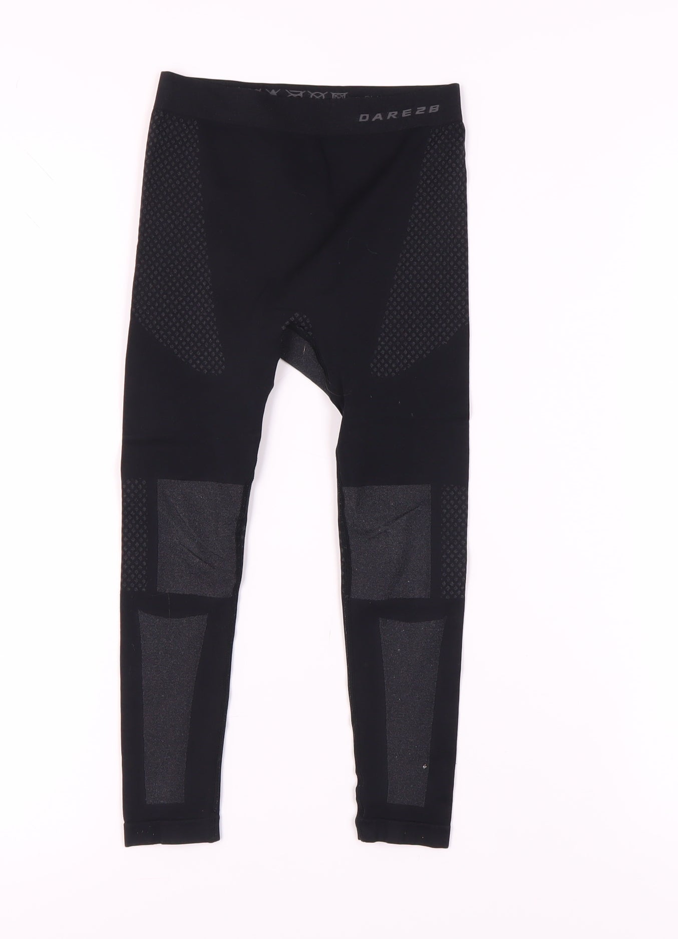 Dare2B Girls Black Ankle Leggings S - Comfortable Fit