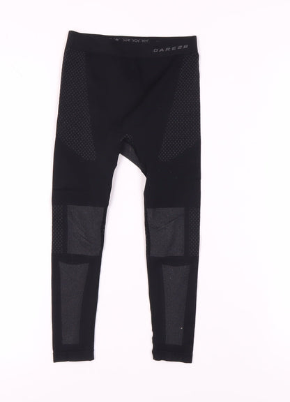 Dare2B Girls Black Ankle Leggings S - Comfortable Fit
