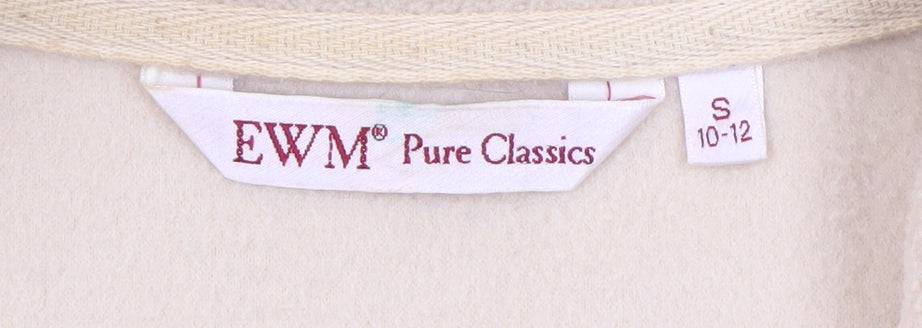 Womens UK Size S EWM Beige Basic Jacket