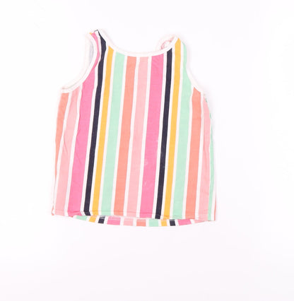 SoulCal & Co Girls Multicoloured Striped Tank 7-8 Years