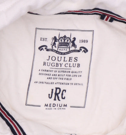 Unisex Adults UK Size M Joules White  Polo