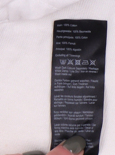 Unisex Adults UK Size M Joules White  Polo