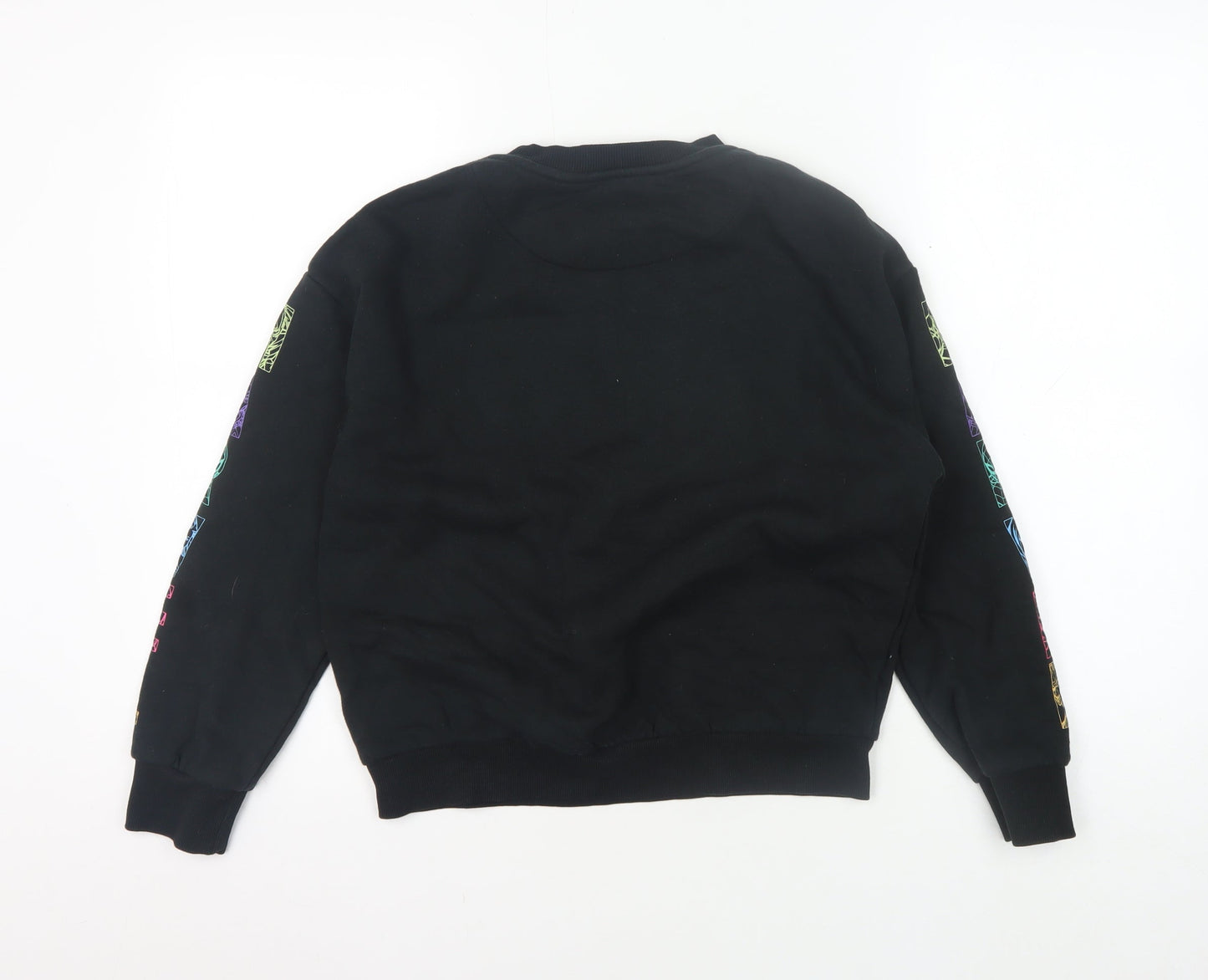 Marks and Spencer Marvel Boys Black Graphic Sweatshirt 10-11 Years