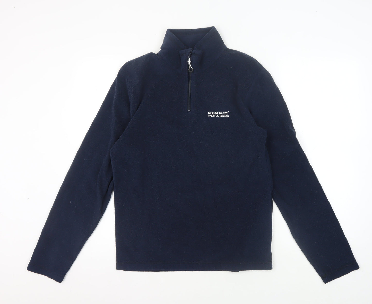 Mens UK Size S Regatta Great Outdoors Blue 1/4 Zip Sweatshirt