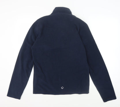 Mens UK Size S Regatta Great Outdoors Blue 1/4 Zip Sweatshirt