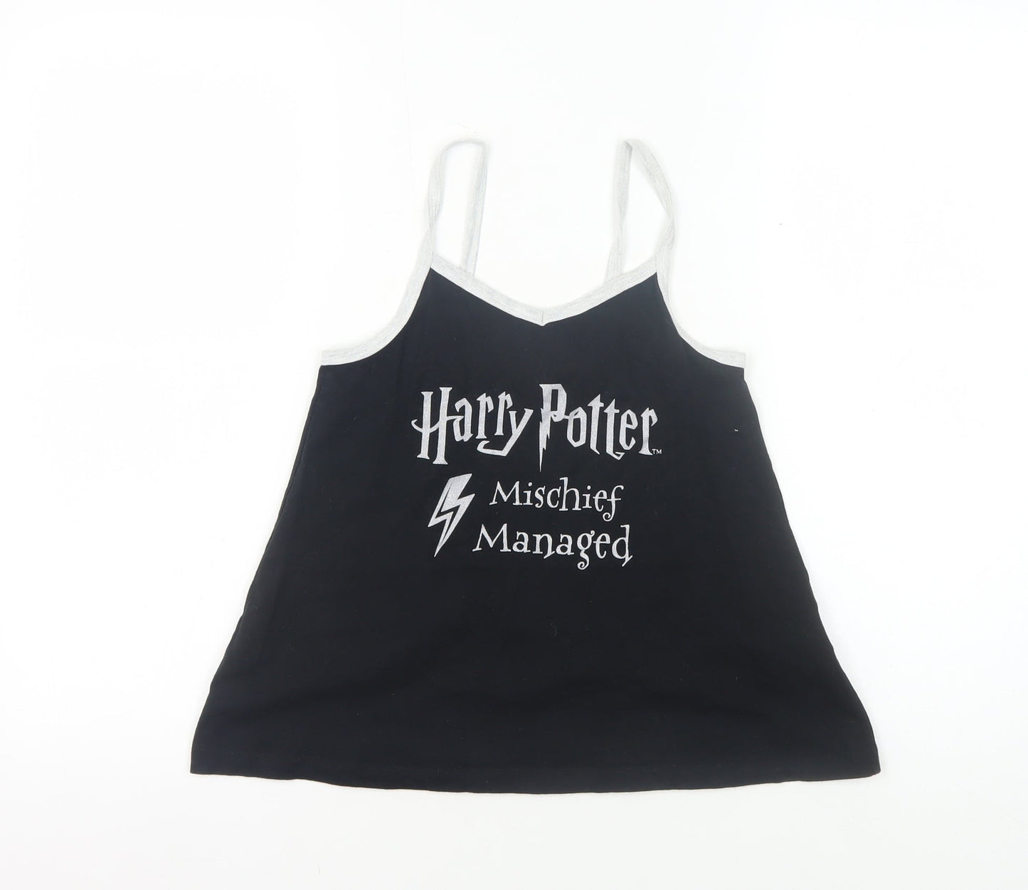 Harry Potter Girls Black Cami Nightshirt - 9-10 Years