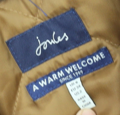 Jones Women's Blue Hooded Fur Trim Coat Size 14