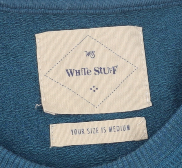 White Stuff Men's Blue Pullover Jumper M