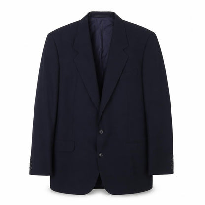 Bäumler Men's Black Single Breasted Polyester Blend Suit Jacket Size 42
