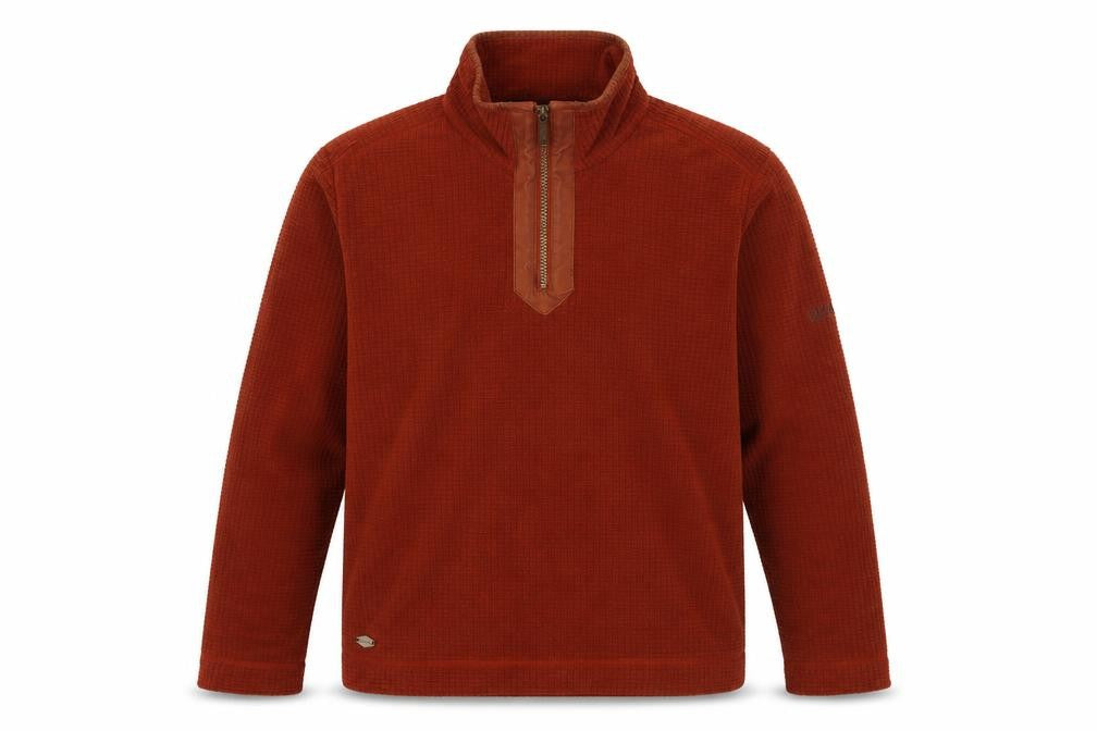 Mens UK Size S Regatta Brown 1/2 Zip Sweatshirt