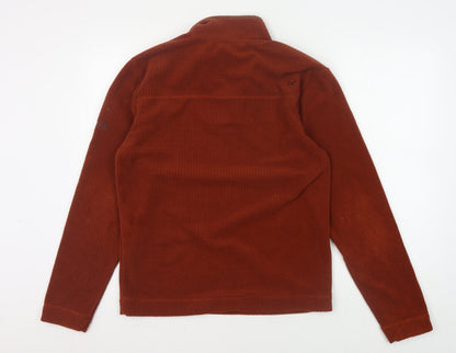 Mens UK Size S Regatta Brown 1/2 Zip Sweatshirt