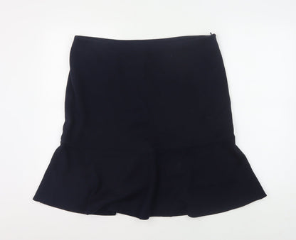 Laura Ashley Women's Black Knee Length Skirt, Size 16
