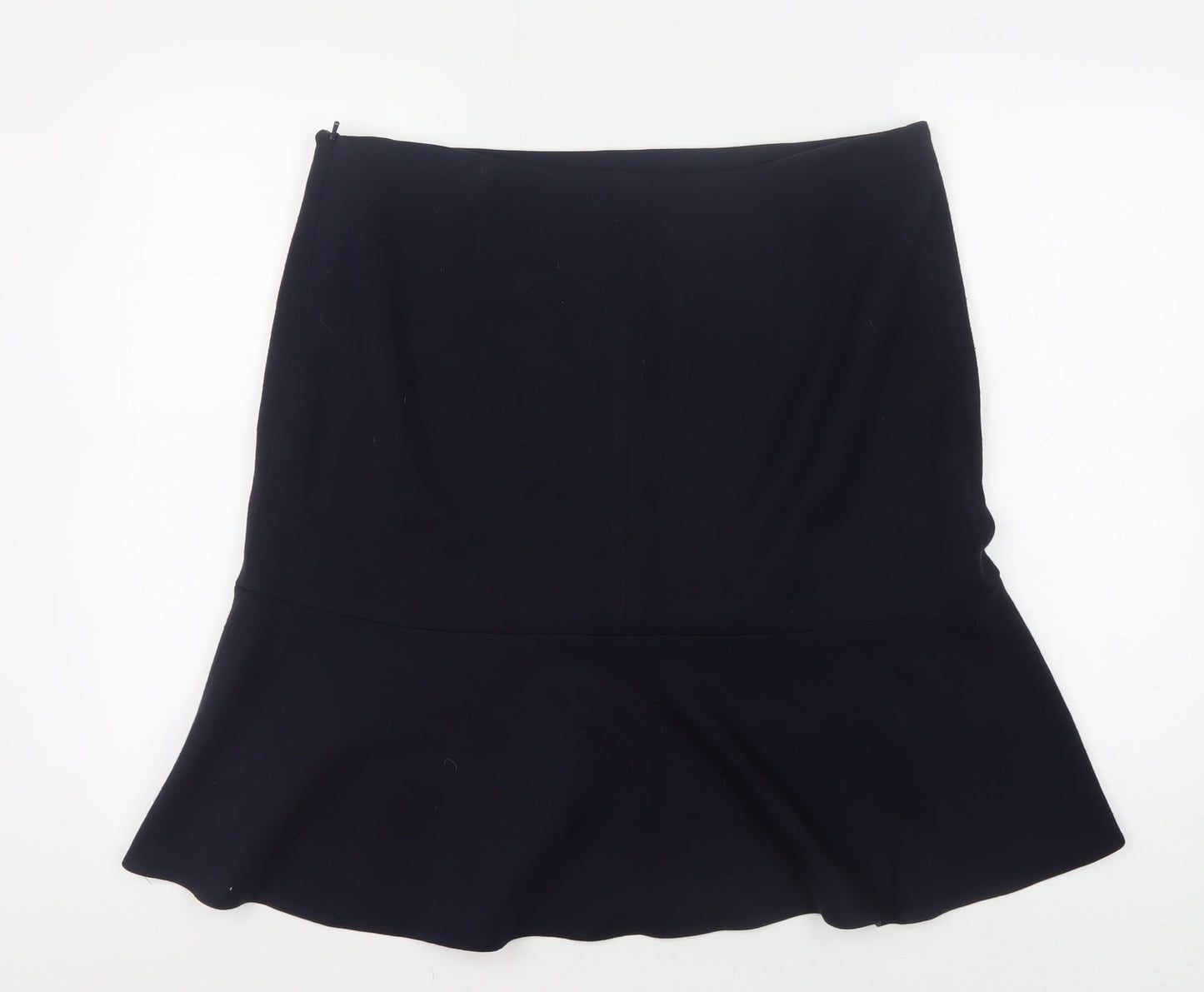 Laura Ashley Women's Black Knee Length Skirt, Size 16